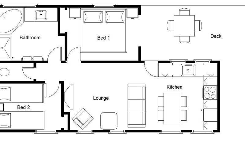 Spa Villa Floor Plan from BIG4